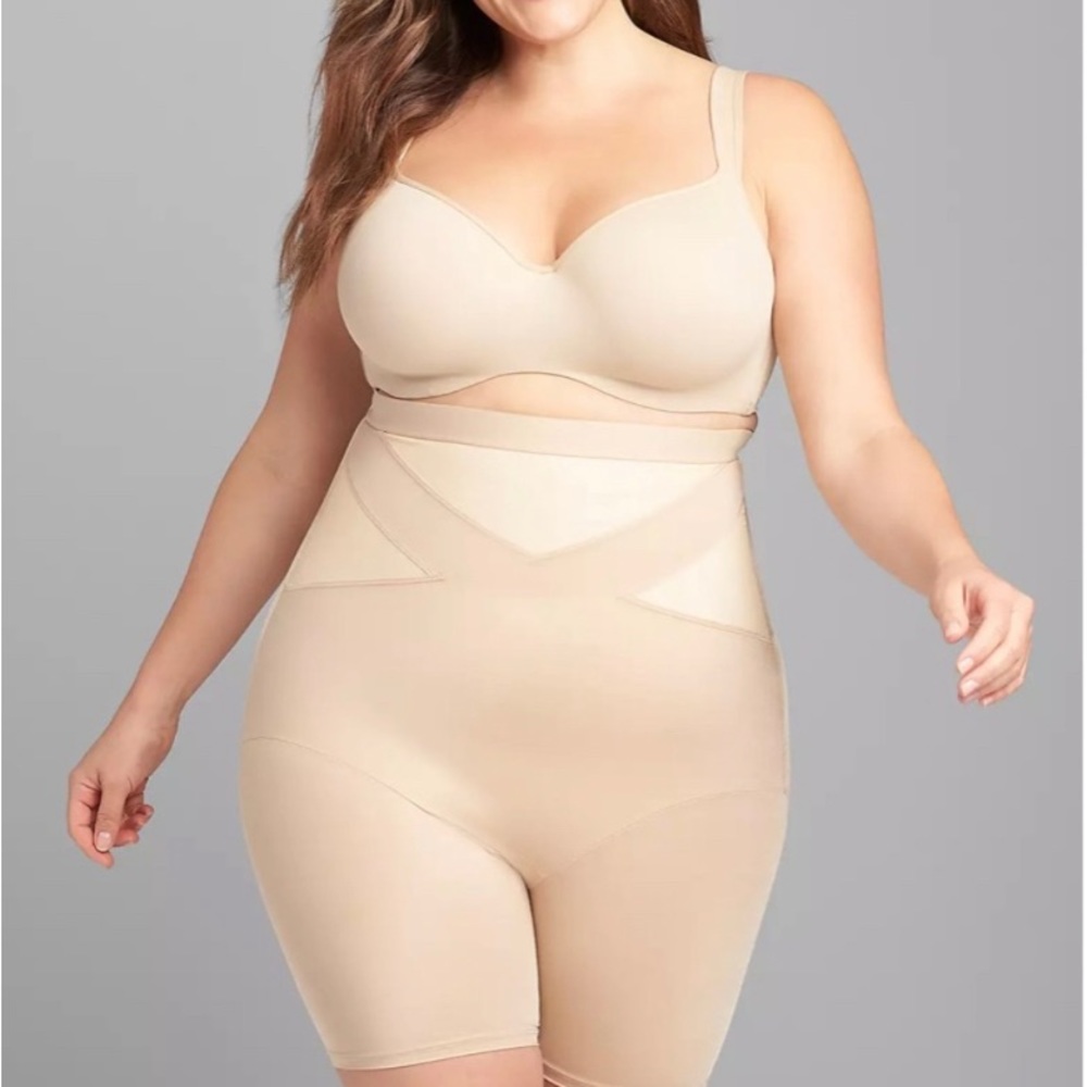 Cacique Super High-Waist Thigh Shaper Sz 14/16
